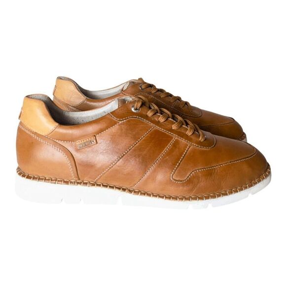 PIKOLINOS Brown Leather Sneaker Size 45 - Picture 3 of 9